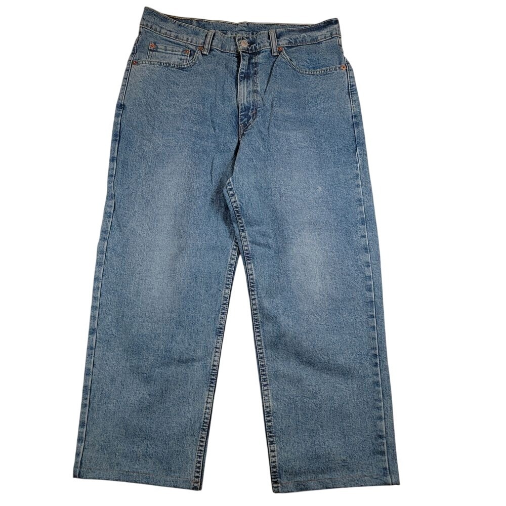 Levi's‎ 550 Men's Jeans Sz 34 Blue Relaxed Fit Medium Wash Denim